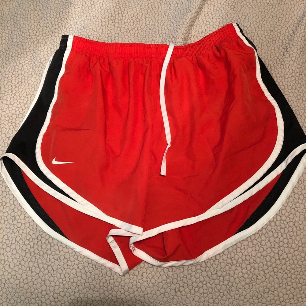 Pink/orange Nike shorts